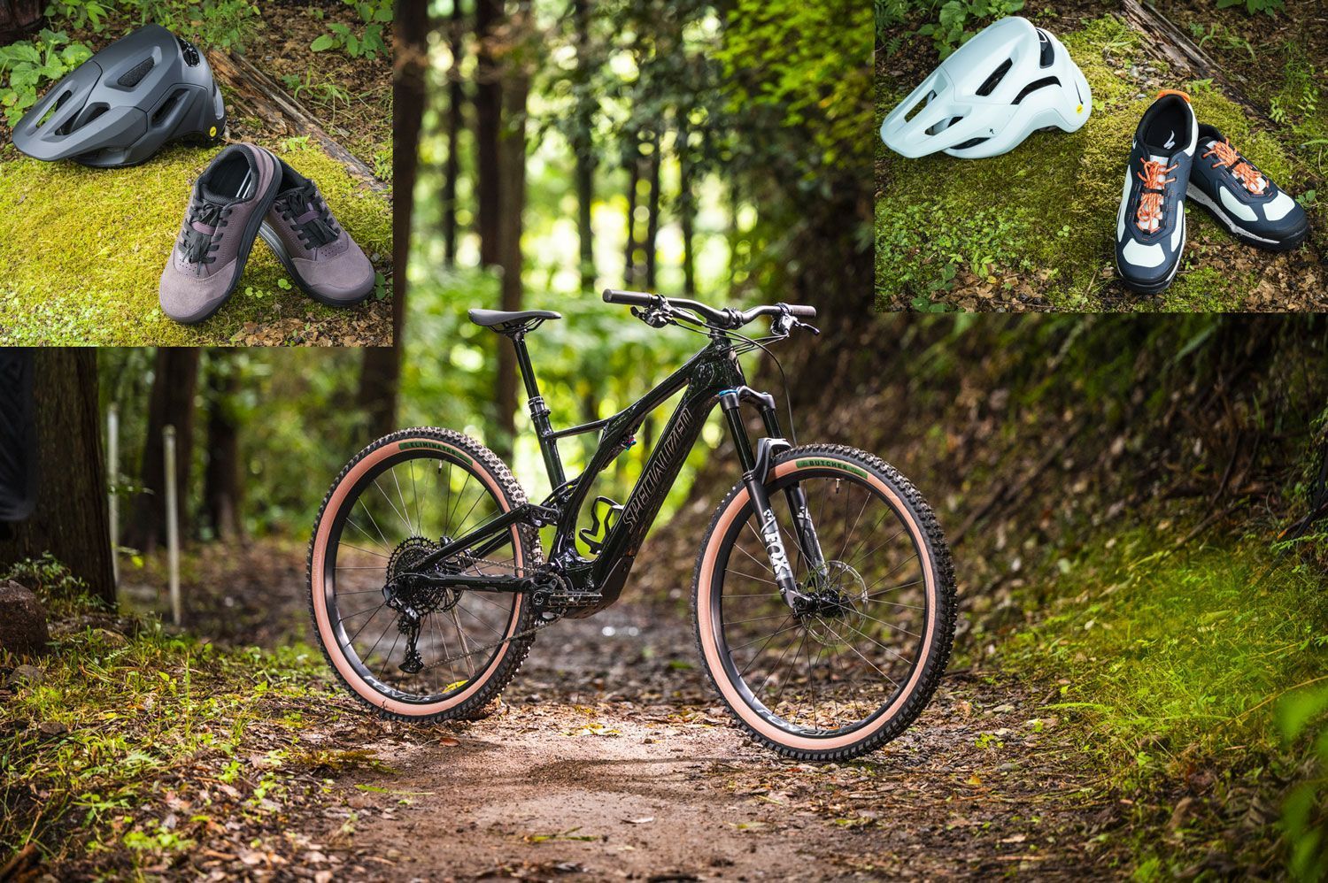 Turbo Levo SLとシューズヘルメット